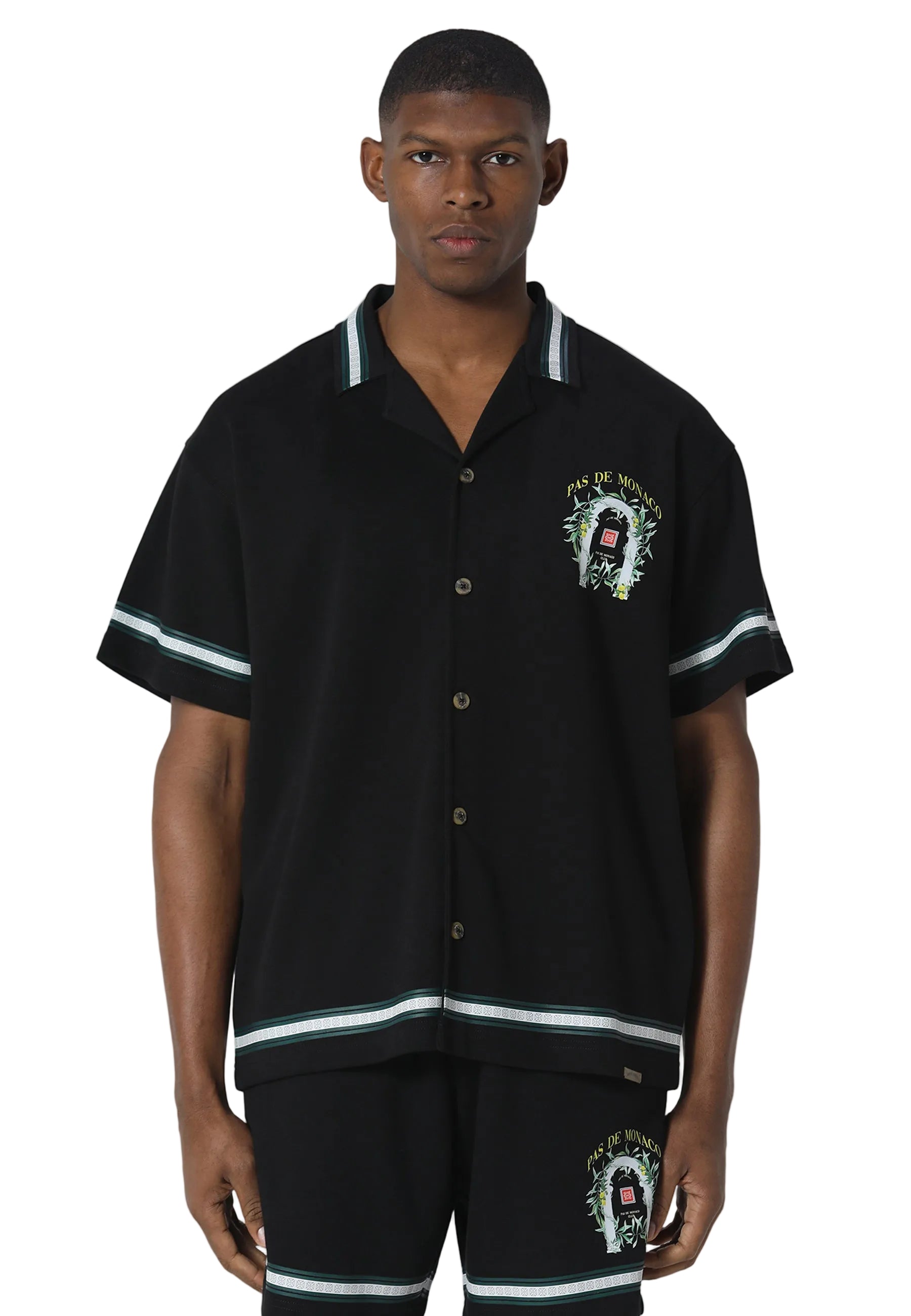 Pas De Monaco Viala Black Shirt
